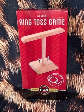 Wooden Ring Toss Game- NEW